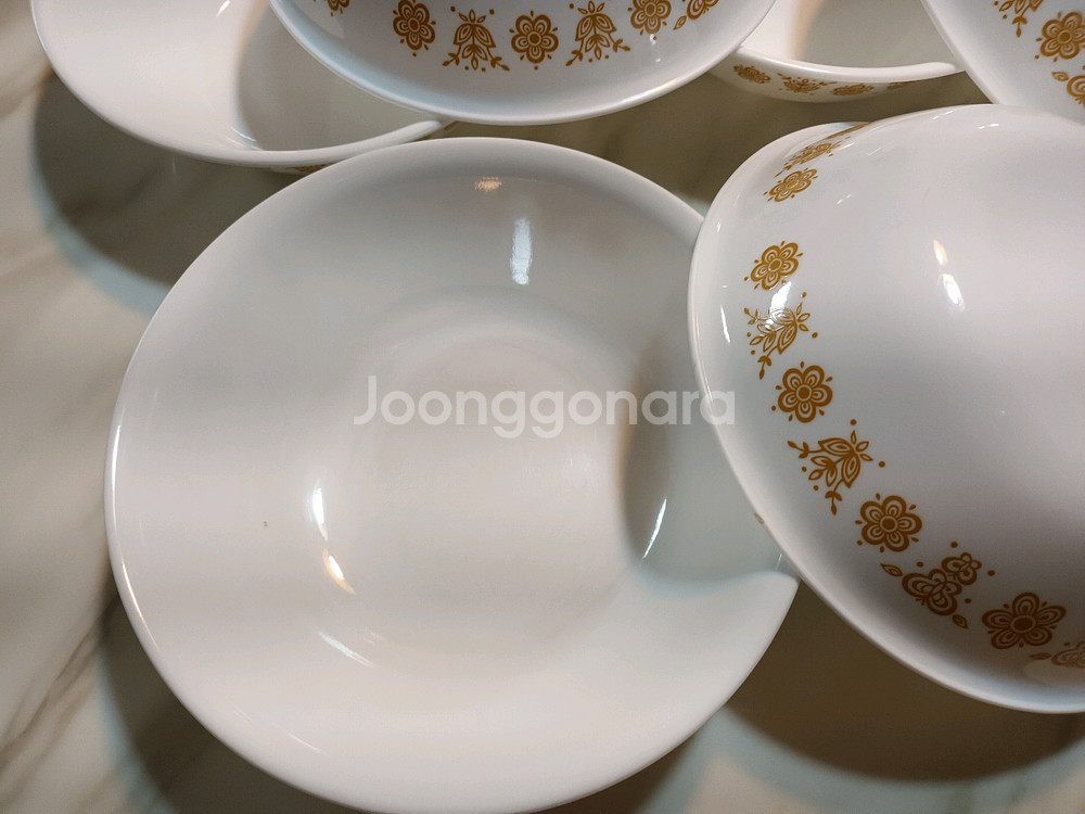 빈티지 코렐 버터플라이 냉면기 개당값--2