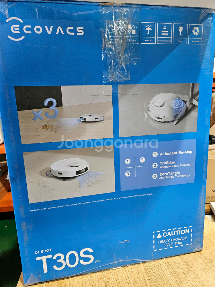 에코백스 디봇 T30S pro 로봇청소기 화이트--0