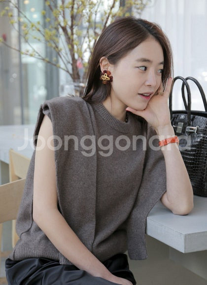 몽또또 캐시미어 숄 니트--0