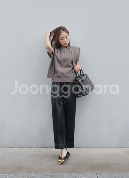 몽또또 캐시미어 숄 니트--5