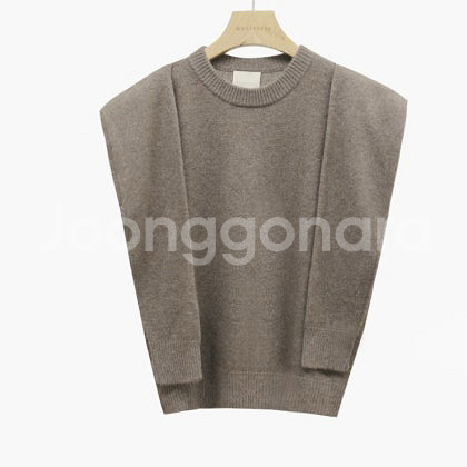 몽또또 캐시미어 숄 니트--7