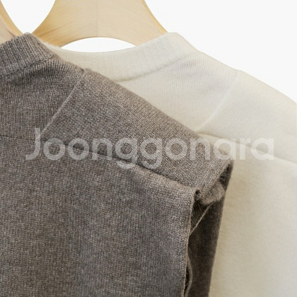 몽또또 캐시미어 숄 니트--8