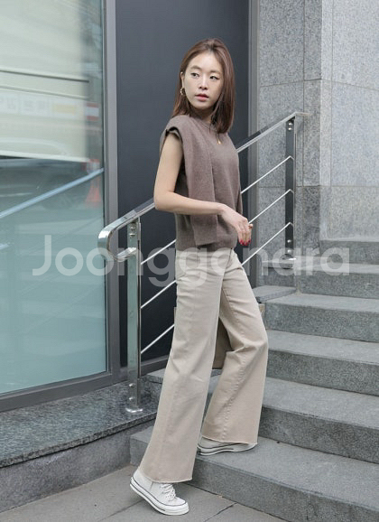 몽또또 캐시미어 숄 니트--4