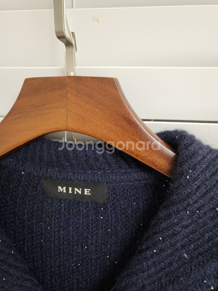 한섬 마인 세일러 니트 자켓--2