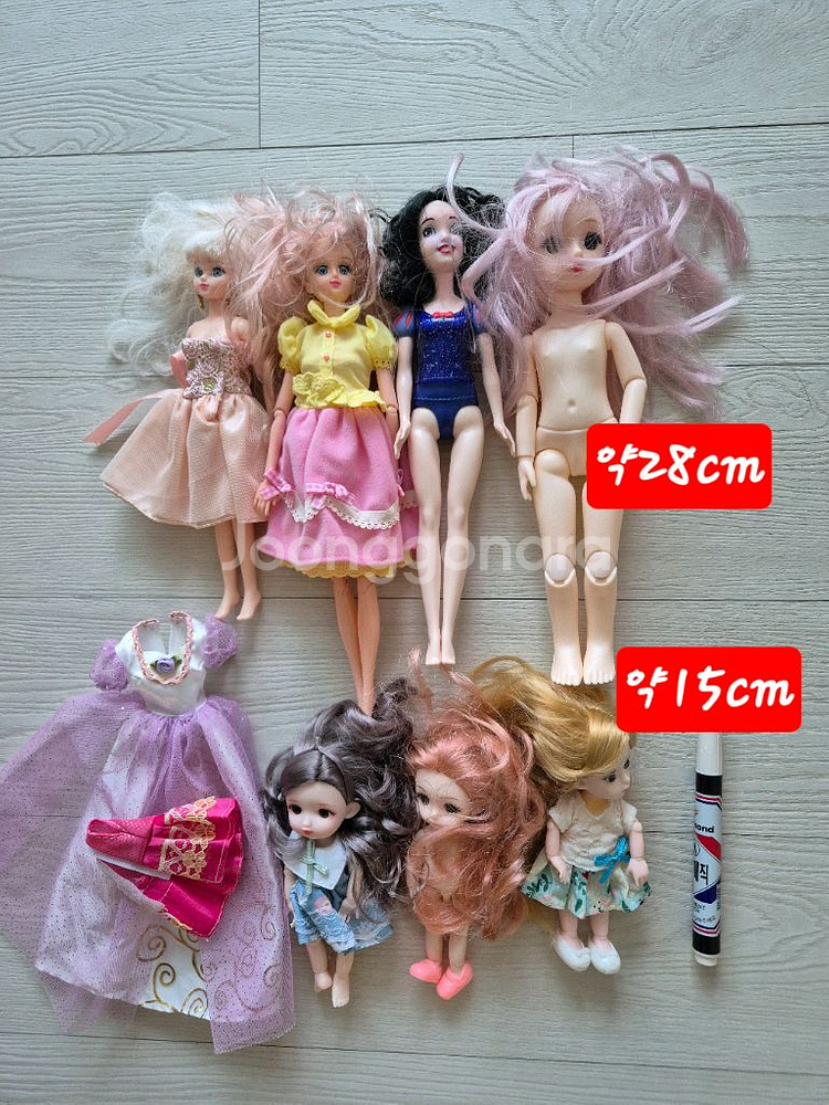 여러가지 인형 7개 일괄--0