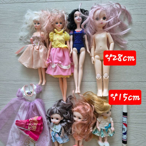 여러가지 인형 7개 일괄