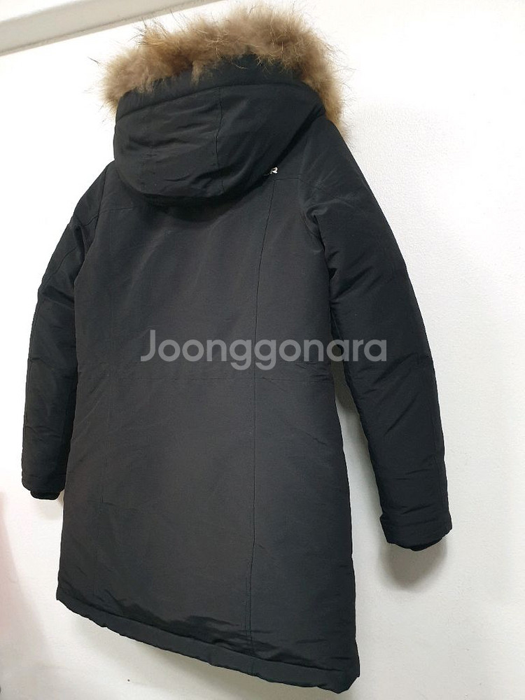 아이더 검정색 카라스 덕다운 자켓 오리털 S사이즈--4