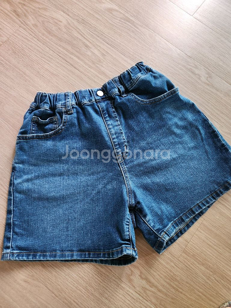 유니클로 키즈 쇼트팬츠 청반바지--0