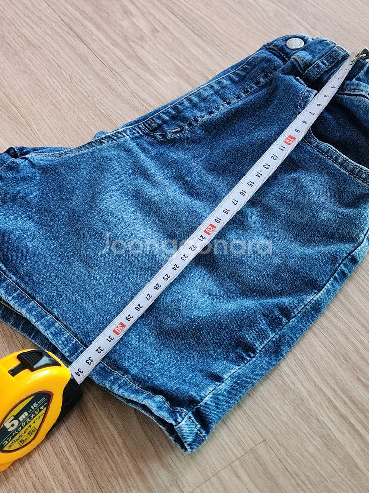 유니클로 키즈 쇼트팬츠 청반바지--4