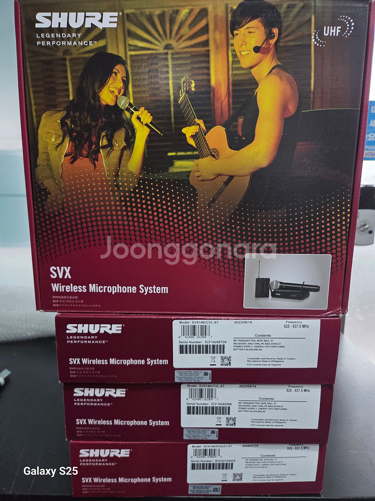 슈어 SVX14/PGA31 무선마이크 판매합니다--0