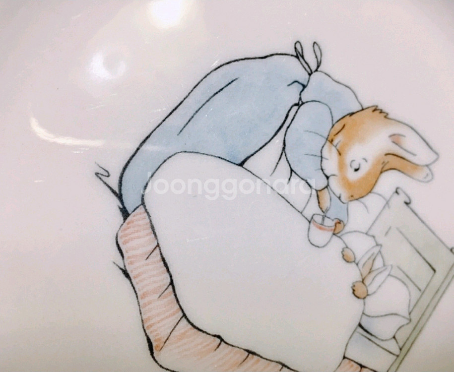 [일괄 택포]영국 빈티지 웨지우드 피터래빗 티세트 티팟 커피잔 크리머 슈가볼 접시--2