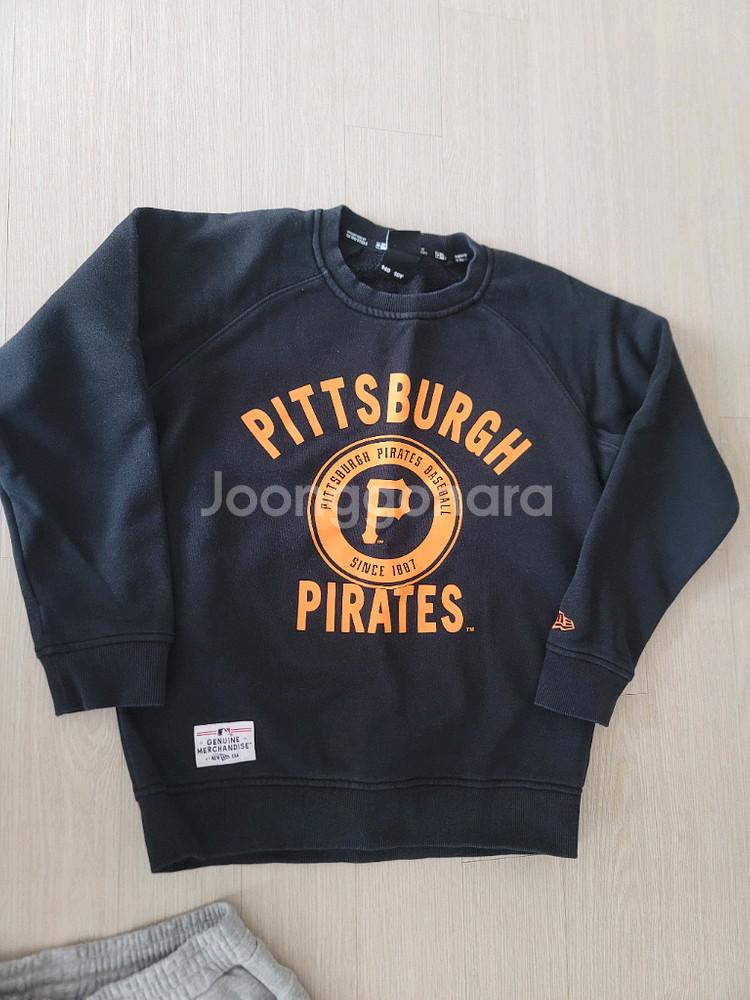 mlb 피츠버그 뉴에라키즈 기모맨투맨140,레노마 기모바지140--0