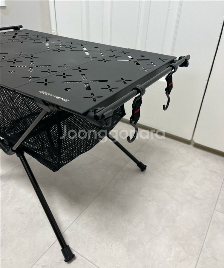 WESTTUNE IGT 2 유닛 접이식 경량테이블 새상품 (블랙/매쉬망포함)--8