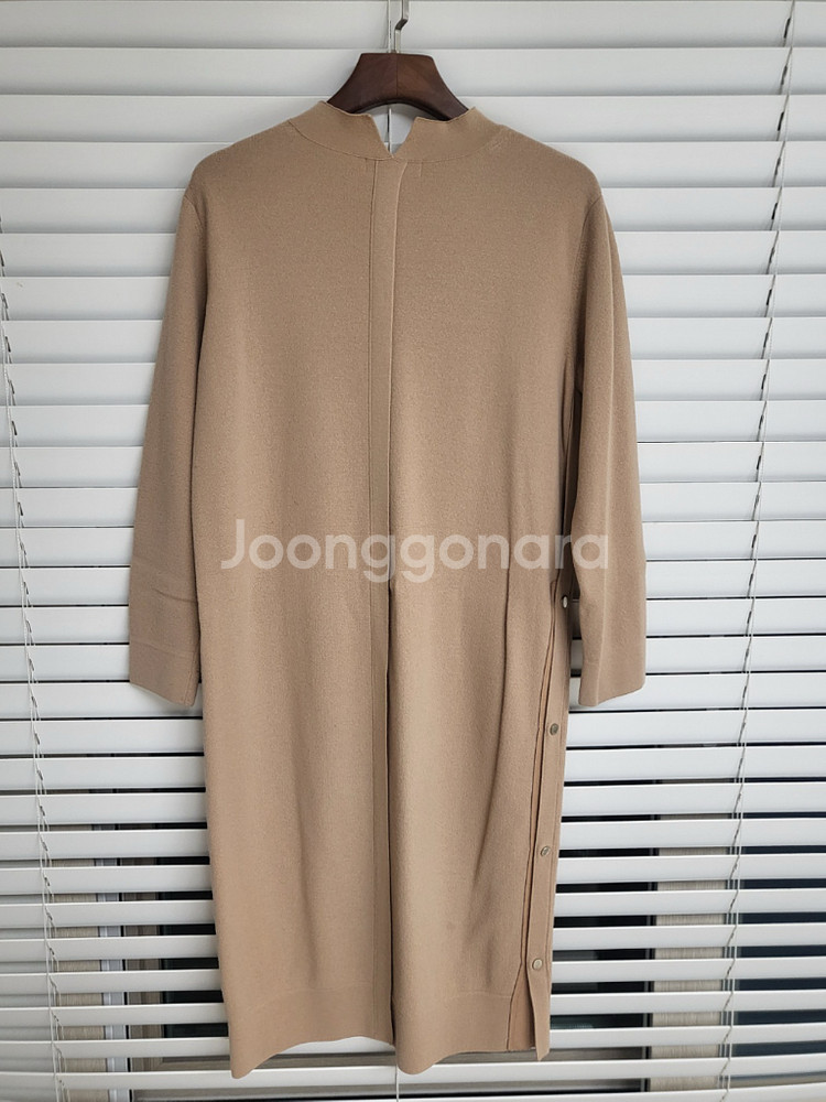 한섬 마인 모100% 니트 원피스--2