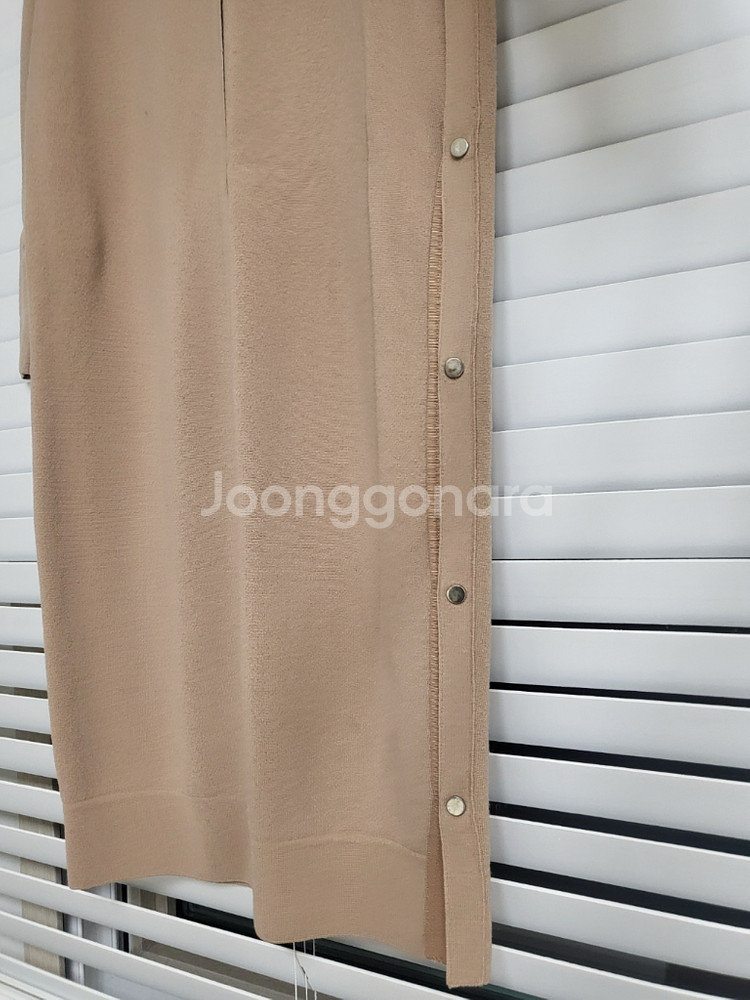 한섬 마인 모100% 니트 원피스--3