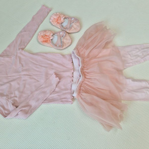 럭키밤비네 발레 의상 세트,토슈즈 170