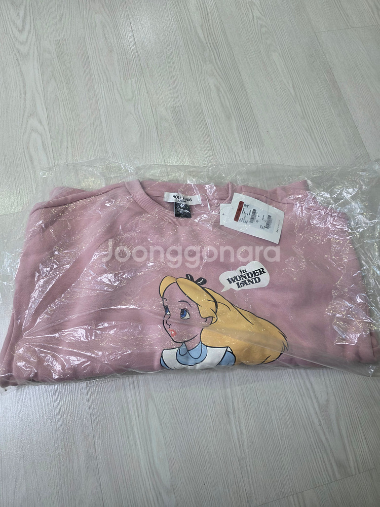 홀하우스 엘리스 오버핏 기모 맨투맨 XS사이즈 (새상품)--0