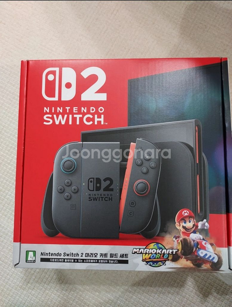 닌텐도 스위치2 마리오카트 에디션 미개봉 새제품--1