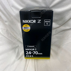 니콘 니코르 Z 24-70mm f/2.8 S 렌즈