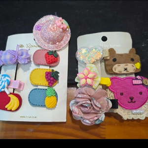 택포)아기헤어핀 머리핀 헤어밴드 일괄