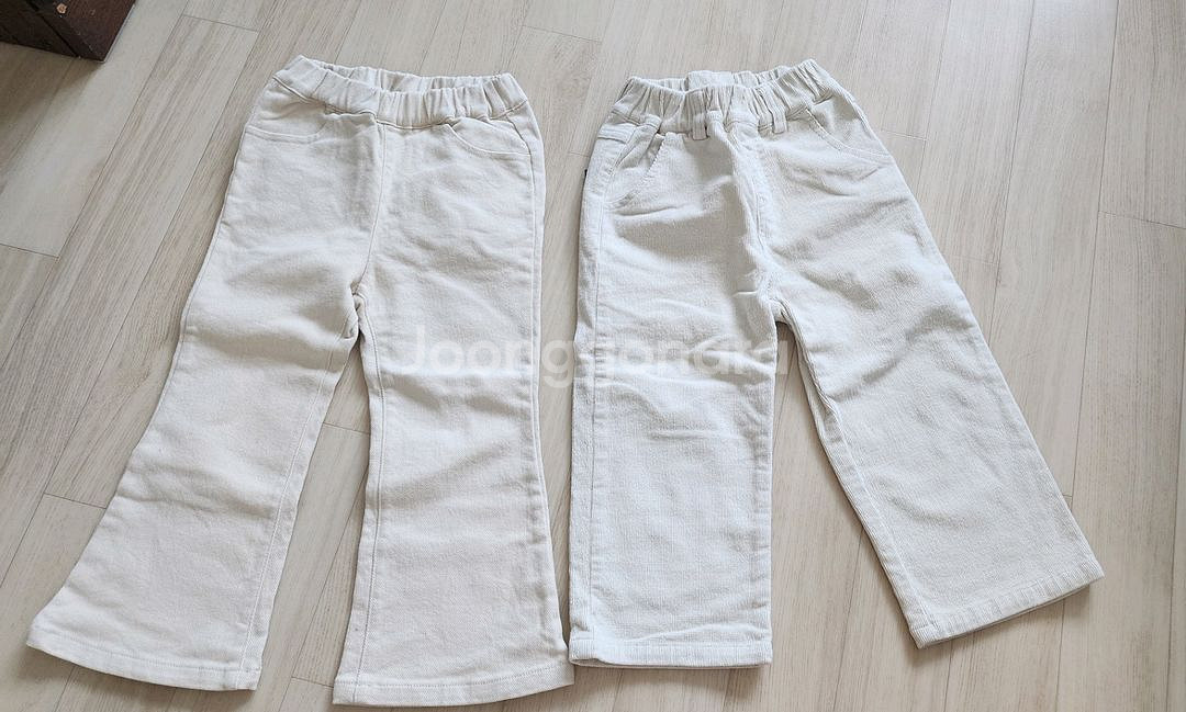 여아 바지 4벌 세트--0