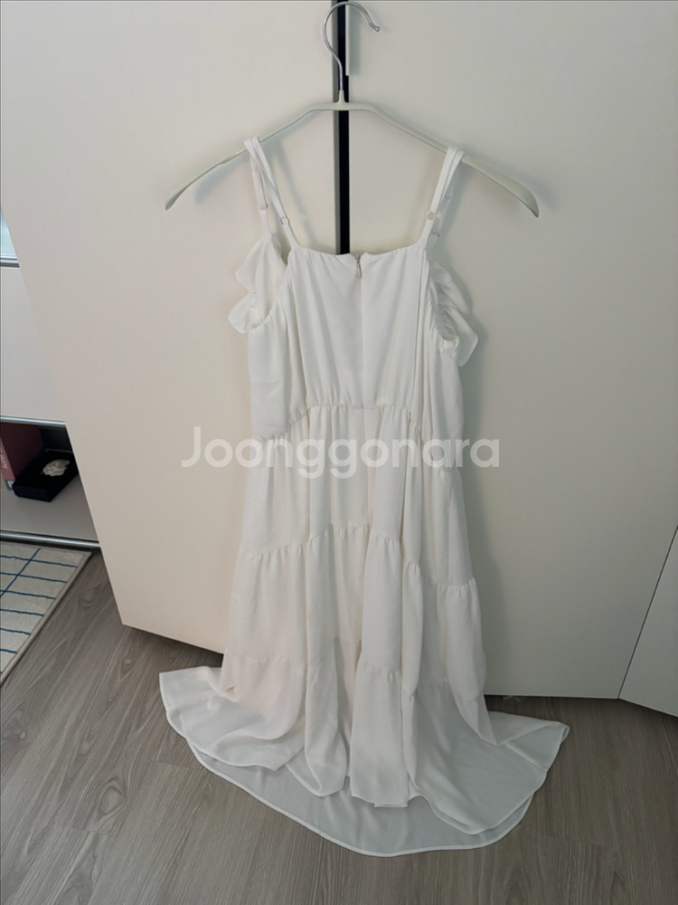 유메르 화이트 롱 원피스--1