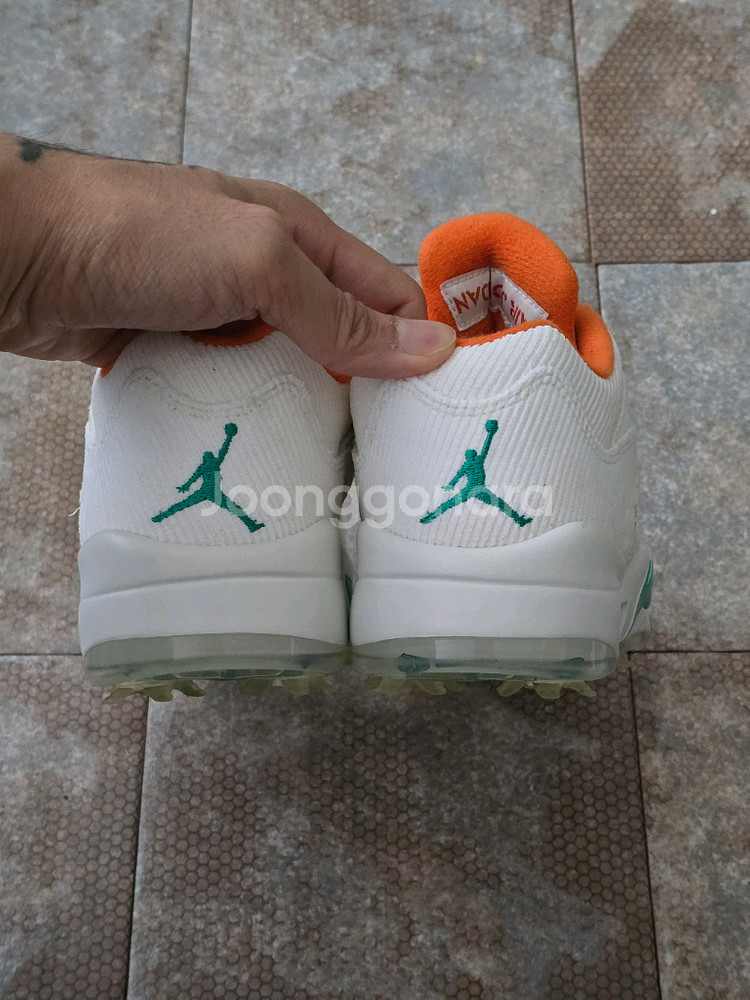 (230)나이키 에어 조던 5 로우 럭키 앤 굿 골프화--6