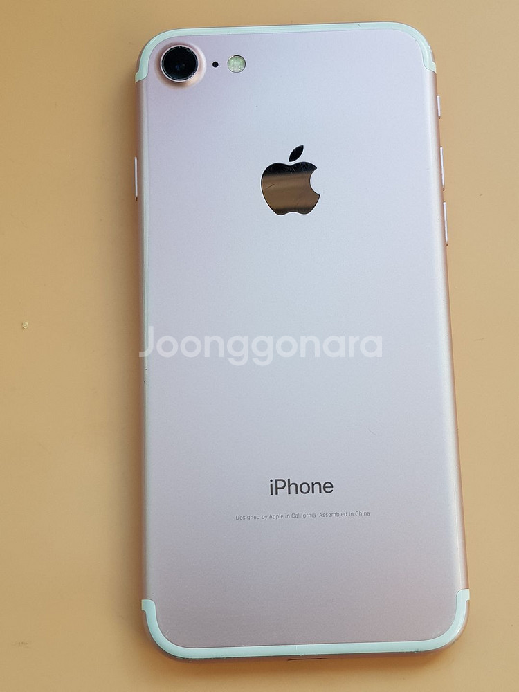 아이폰7 128G 핑크(A1778) 효율100% 무잔상 판매합니다--1