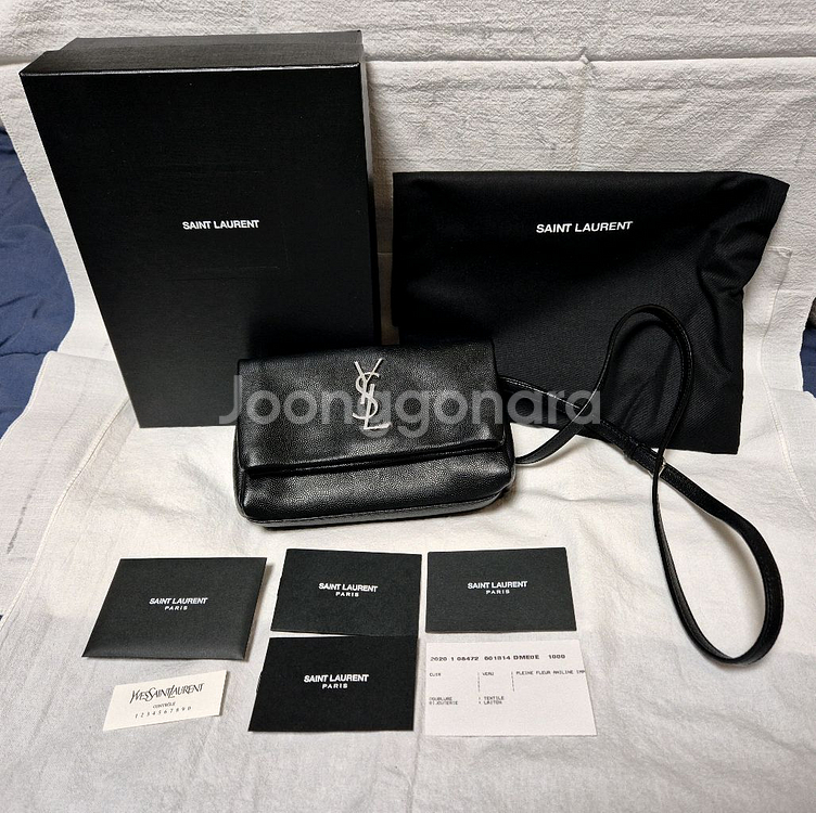 생로랑 모노그램 웨스트 미니 크로스백--0