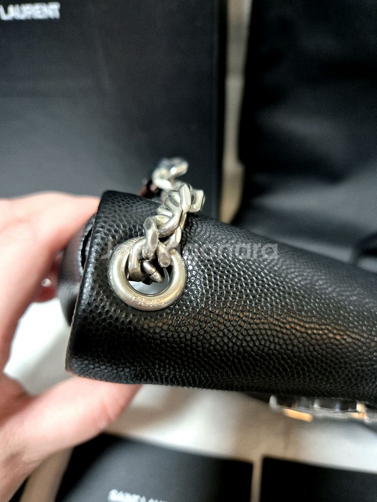 생로랑 모노그램 웨스트 미니 크로스백--8