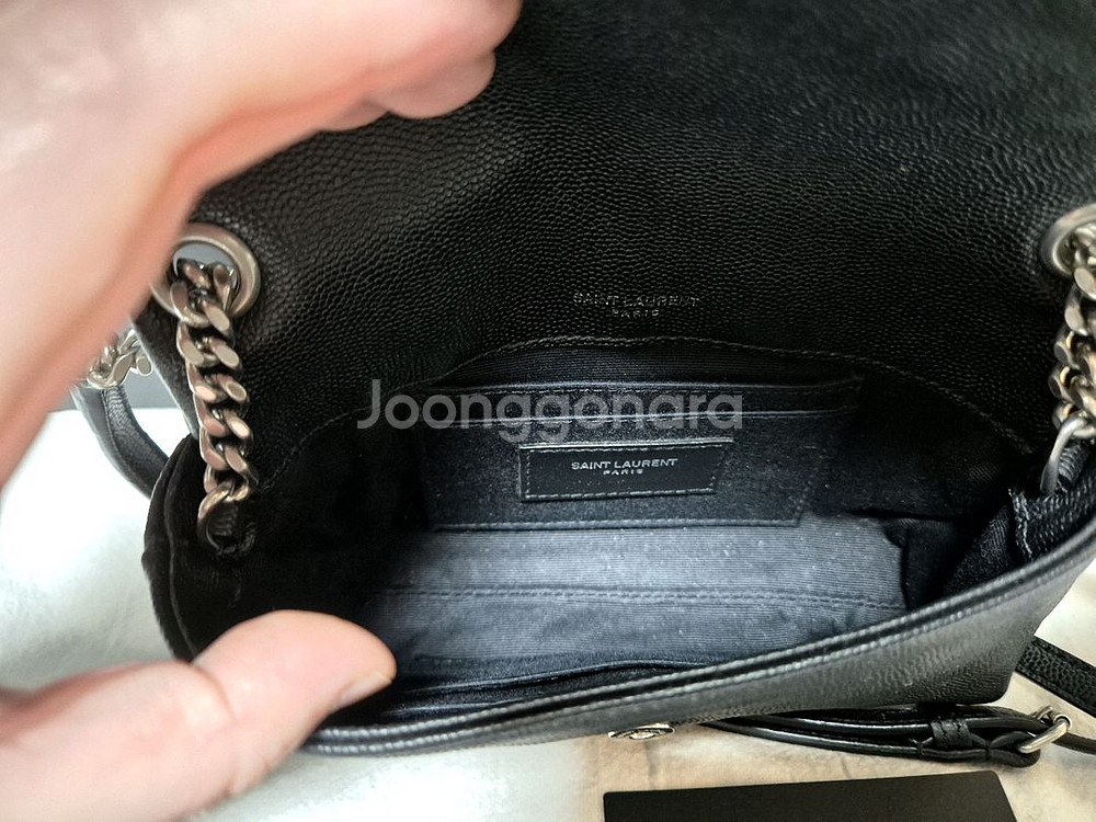 생로랑 모노그램 웨스트 미니 크로스백--6