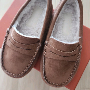 르꼬르망키즈 스웨이드퍼 드리아빙슈즈 140