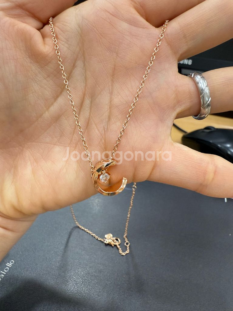 샤넬 코코크러쉬 목걸이 로즈골드 (제작상품)--2