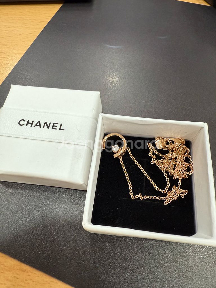 샤넬 코코크러쉬 목걸이 로즈골드 (제작상품)--1