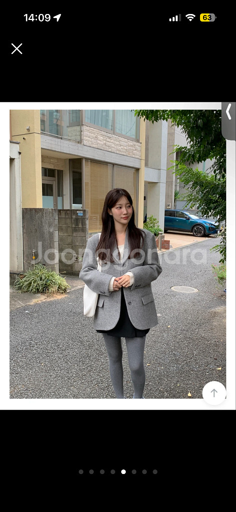 라무어 핀턱 스커트 블랙(s)--4