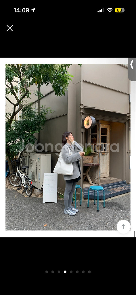 라무어 핀턱 스커트 블랙(s)--3