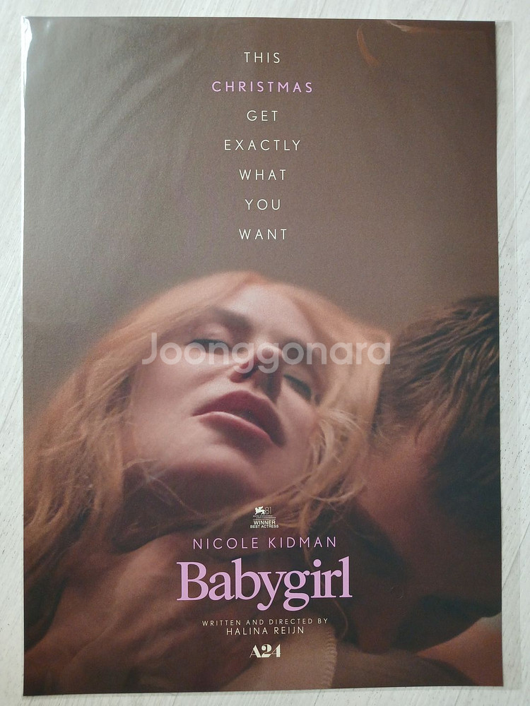 [A3포스터] 퍼스트라이드 베이비걸 난징사진관 8번출구 어쩔수가없다 웨폰 그저사고였을뿐 더로즈 얼굴 좀비딸 등--1