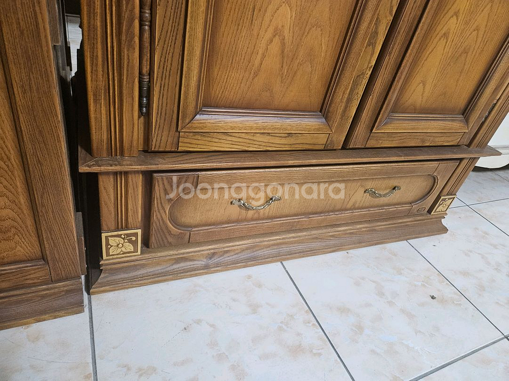 목연가구 오크원목 입본장--3