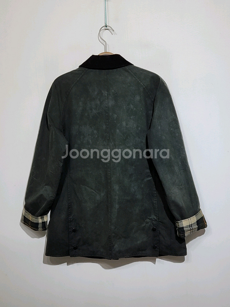 (M) 바버 비드넬 왁스자켓 세이지 왁싱점퍼 영국판--6