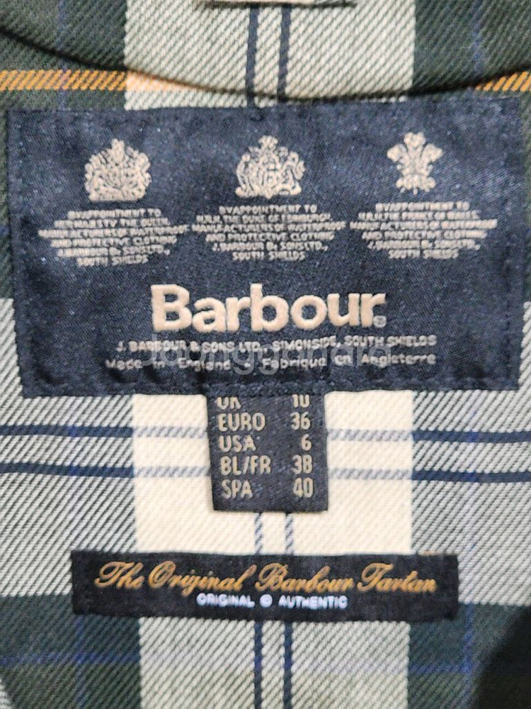 (M) 바버 비드넬 왁스자켓 세이지 왁싱점퍼 영국판--2