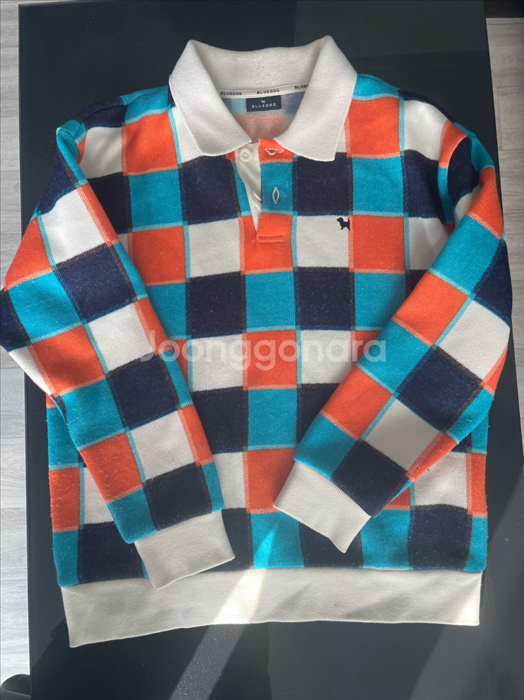 체크 패턴 폴로셔츠--8