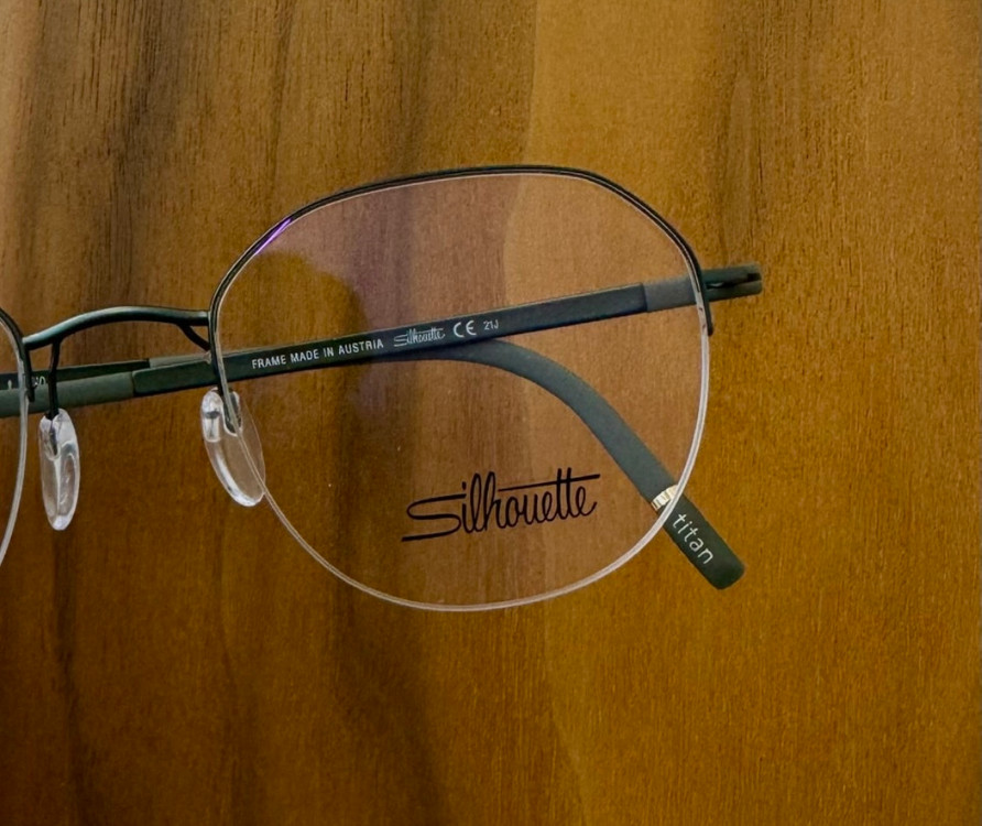 실루엣 안경테 신상 반무테 5585 이미지
