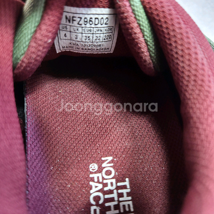 노스페이스 아동 벨크로 운동화 220--4