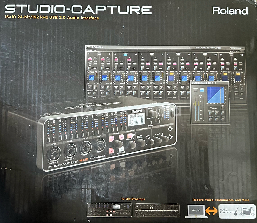 롤랜드 스튜디오 캐처 오디오 인터페이스, Roland Studio-Capture UA-1610 판매--3