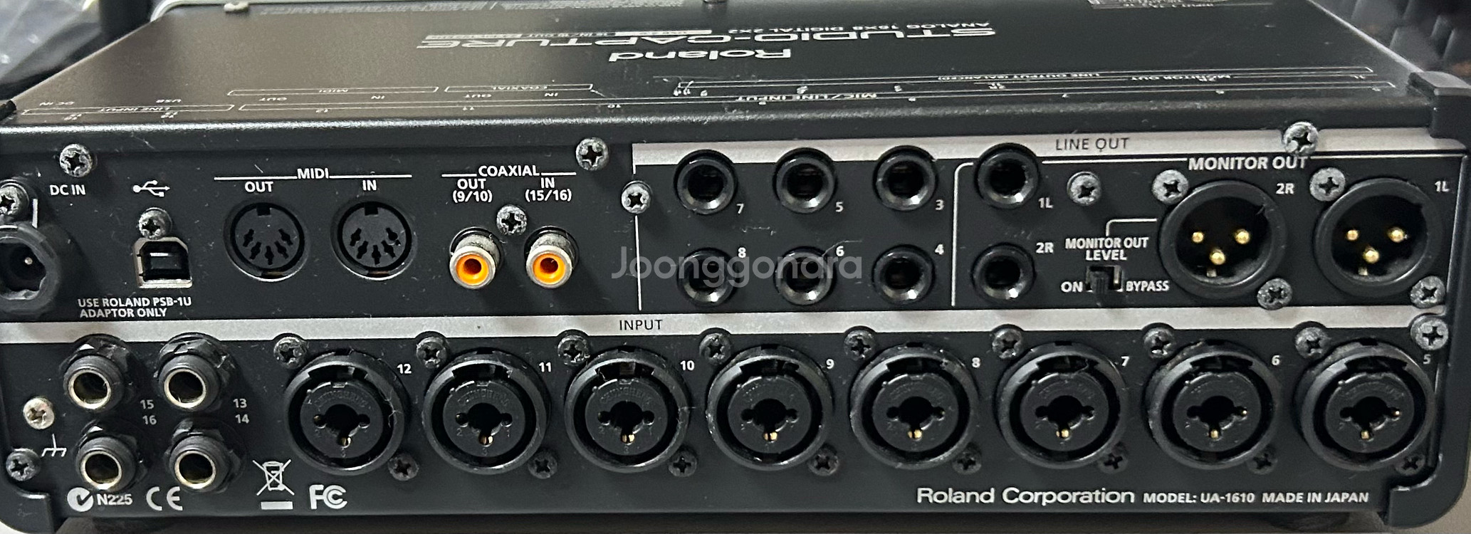 롤랜드 스튜디오 캐처 오디오 인터페이스, Roland Studio-Capture UA-1610 판매--1