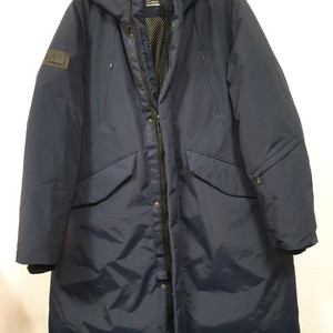 장 미쉘 바스키아 남색 슈프림 롱 구스다운 자켓 105사이즈