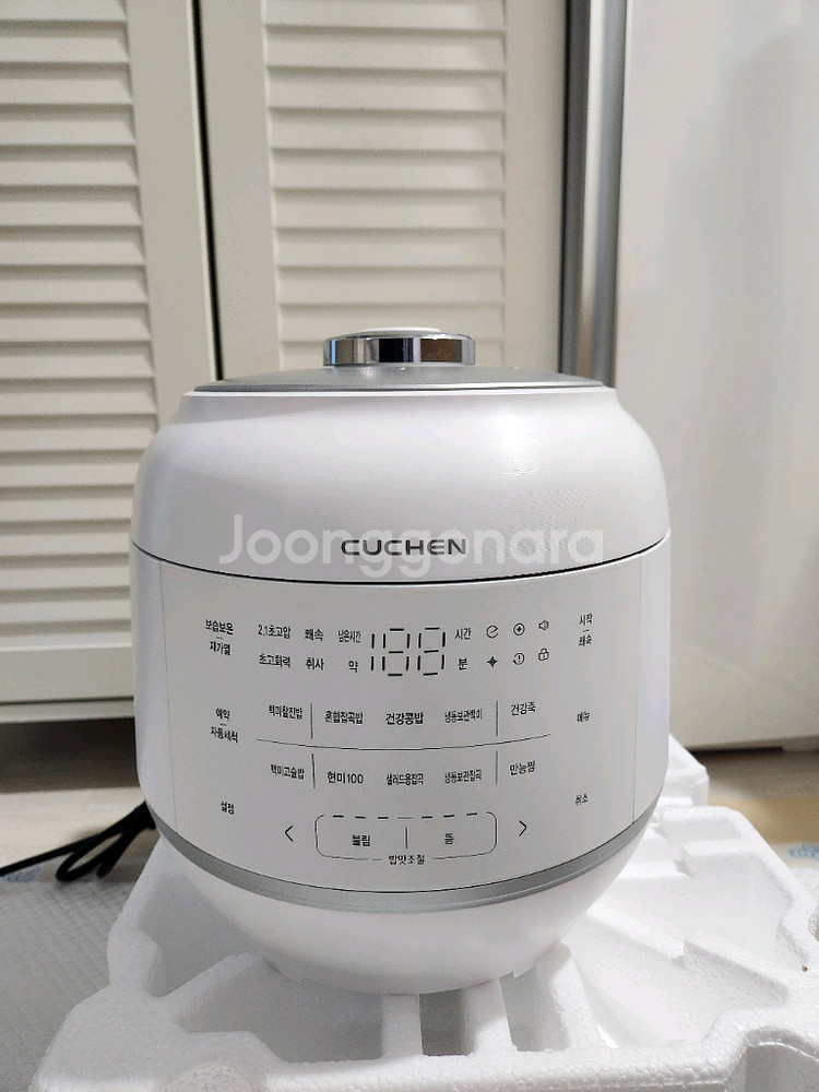 쿠첸 IH 6인용 밥솥 CRT-RPK0670W 중고--0