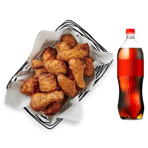 교촌치킨 간장한마리+콜라