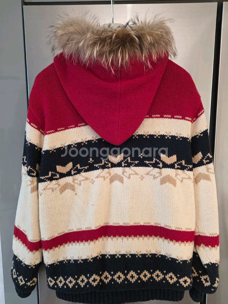 빈폴 니트 후드 가디건 100--2