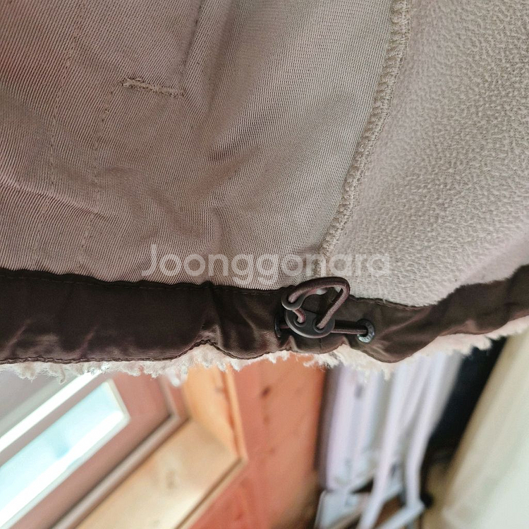 노스페이스 기모 양털 후리스 에코 뽀글이 후드 M 95--6